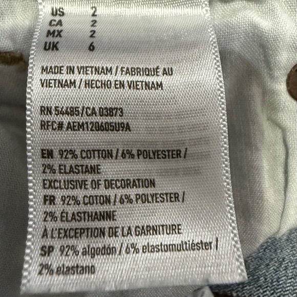 American Eagle Jean Skirt — Size 2 - Picture 6 of 7